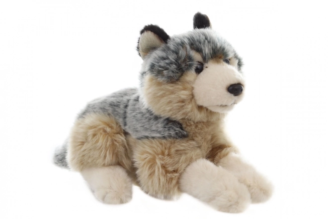 Plush Lying Wolf