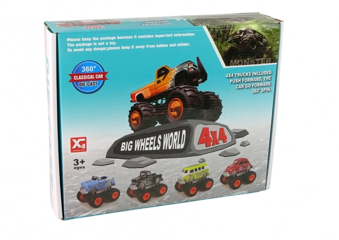 4x4 Classic Off-Road Vehicle in Multiple Colors