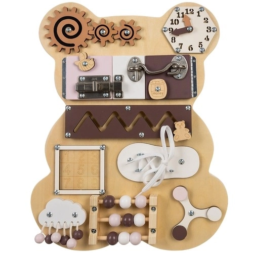 Bear 14-In-1 Activity Board