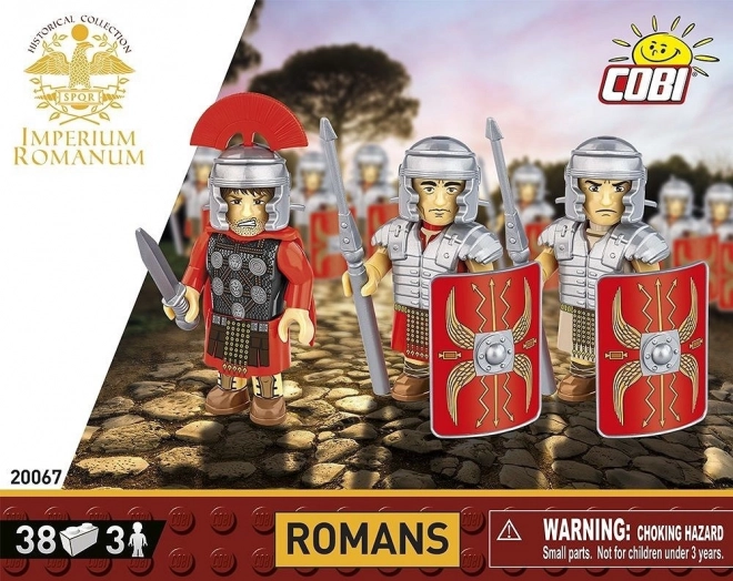 Roman Empire Toy Blocks - Roman Soldiers Set of 3