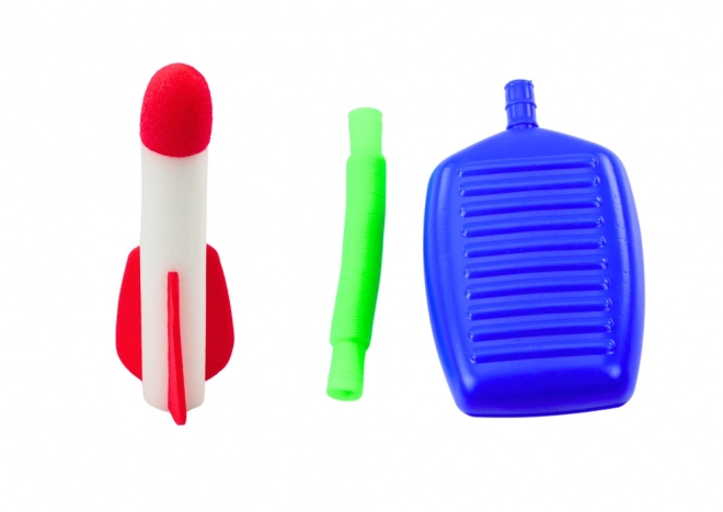 Foam Rocket Launcher Set Blue Garden Toy