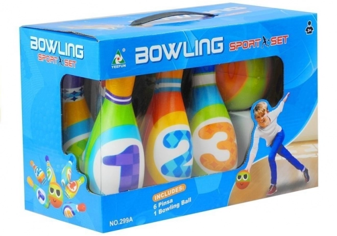 Bowling Set with Numbers for Kids