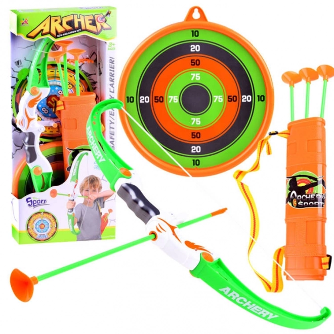 Archery Play Set with Bow, Target and Arrows