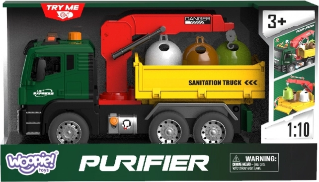 Woopie Garbage Truck with a Crane for Sorting Waste - Scale 1:10