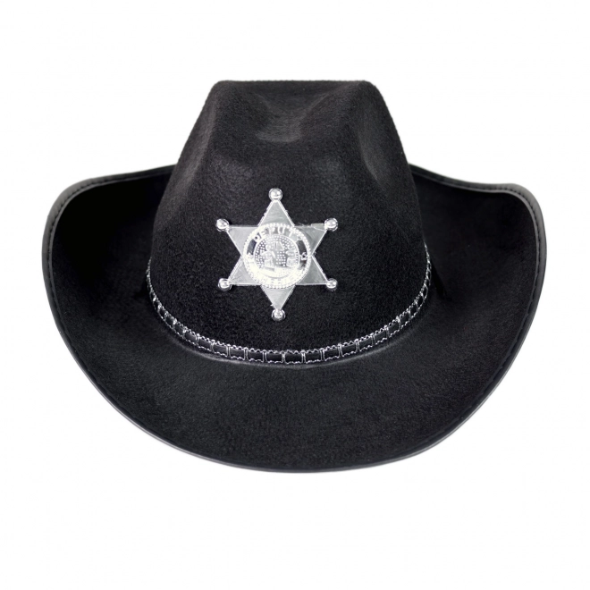 Cowboy Sheriff Hat with Star for Adults