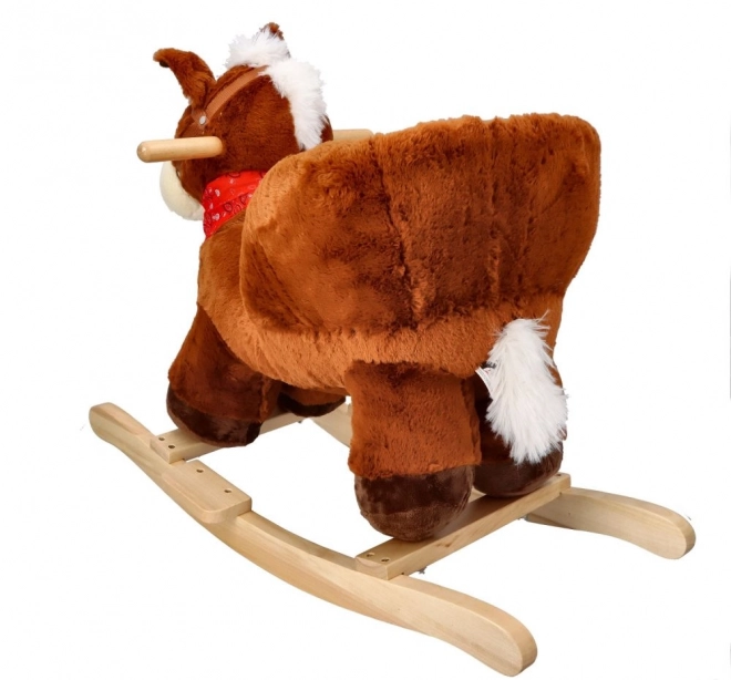 Brown Rocking Horse with Seat