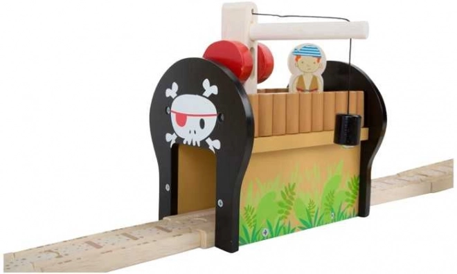 Pirate Wooden Train Set