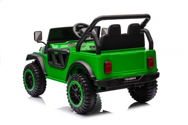 Green Electric Ride-On Car 24V