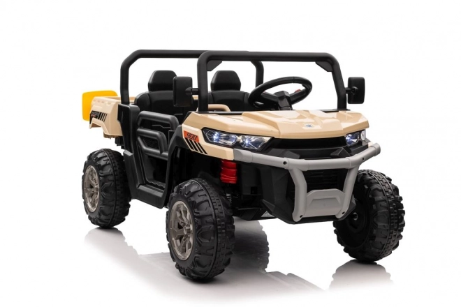 Battery Powered 4x4 Ride-On Car Gold