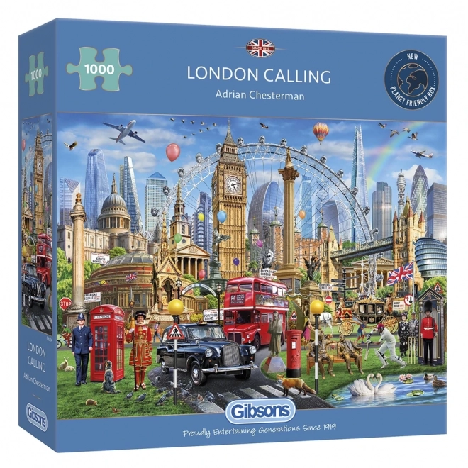 Gibsons Puzzle Calling London 1000 Pieces