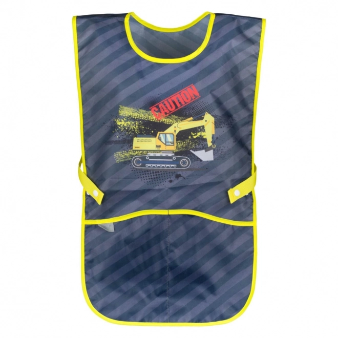 Children's Apron with Excavator Design