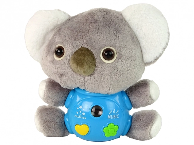 Interactive Grey Koala Projector Toy