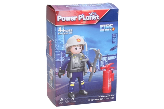 Firefighter Building Block Figure