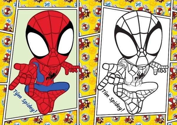 Spidey Coloring Book A5