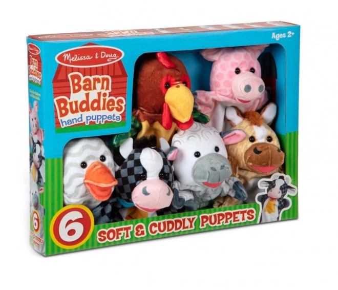 Farm Hand Puppets Set