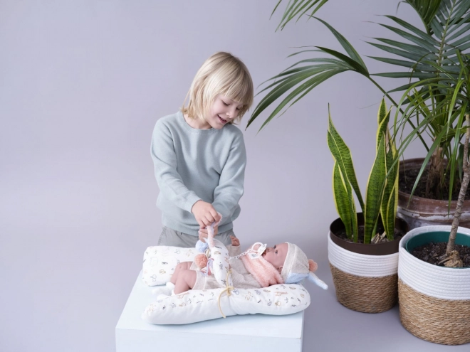 Realistic Baby Doll with Sounds and Soft Fabric Body 42 cm