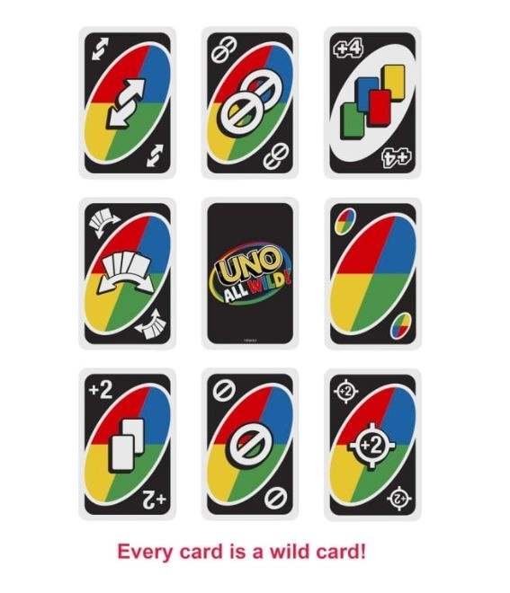 Uno All Wild Card Game