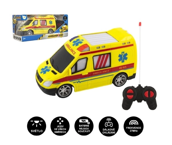 RC Ambulance Toy with Remote Control