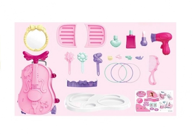 Beauty Set Suitcase with Mirror