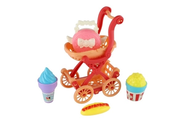 Mini Doll Stroller with Accessories