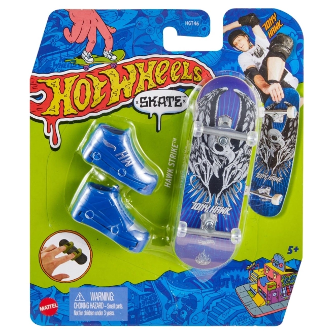 Fingerboard with Removable Skate Shoes by Hot Wheels