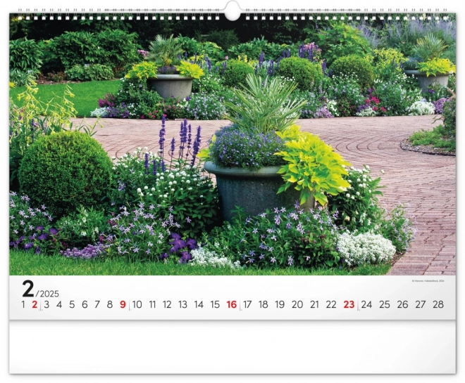 Garden Wall Calendar 2025