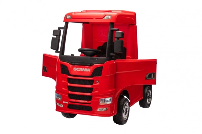 Battery Operated Scania Truck Red 4x4