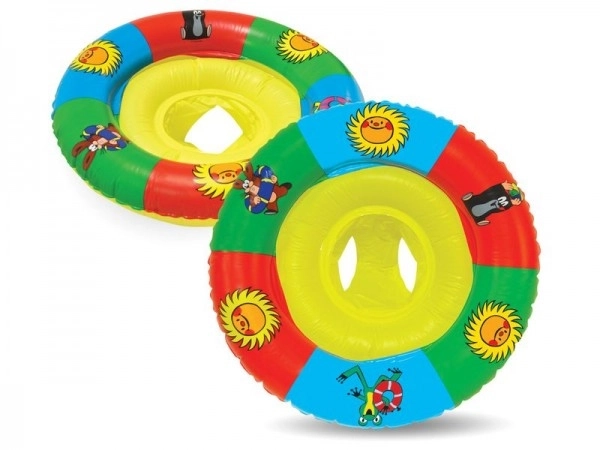 Inflatable Baby Swim Ring With Krtek Design