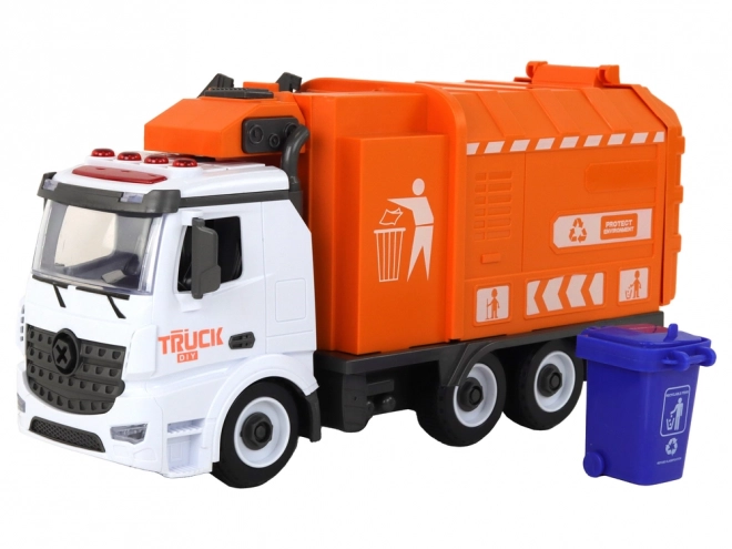 Recycling Truck DIY Assembly Kit with Sounds