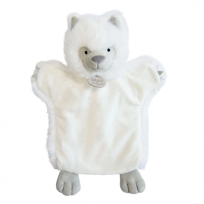 White Wolf Plush Puppet