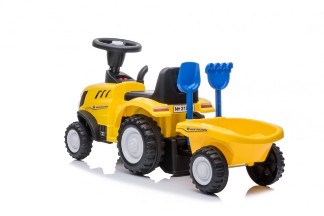 Ride-On Tractor New Holland Yellow