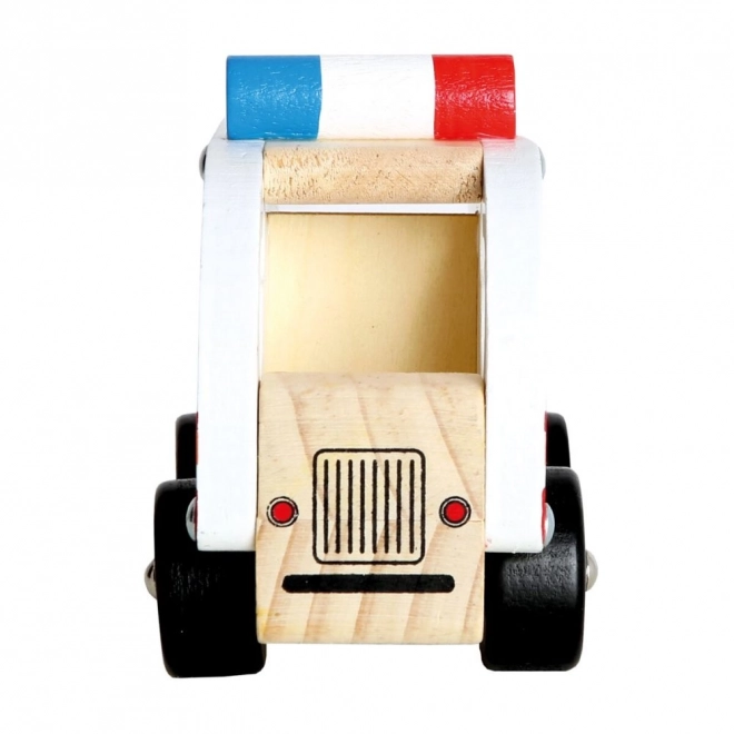 Wooden Ambulance Toy