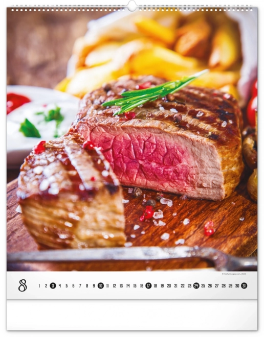 Wall Calendar Gourmet 2025