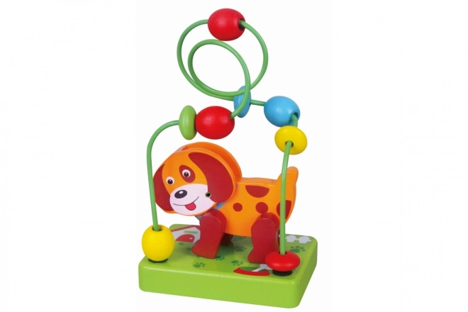 Wooden Maze Dog Toy