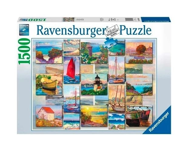 Ravensburger Coastal Collage Puzzle 1500 Pieces