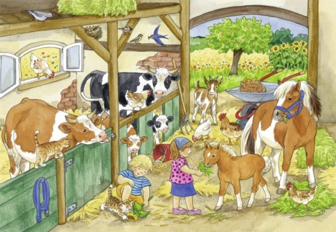 Ravensburger Puzzle Fun on the Farm 2x24 Pieces