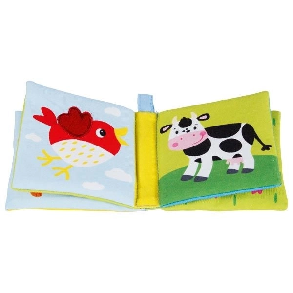 Cotton Crinkle Book with Squeaker Animals