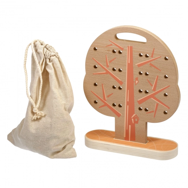 Lucy & Leo Wooden Lacing and Threading Set - Tree