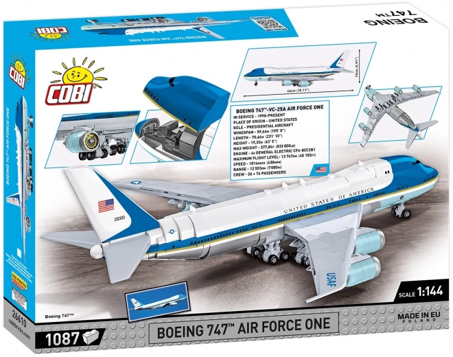 Boeing 747 Air Force One Model Blocks