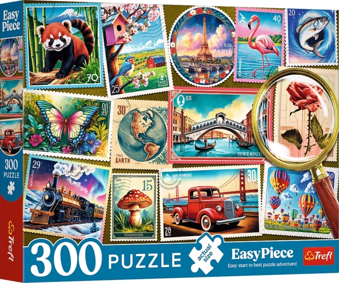 Jigsaw Puzzle Postal Stamps - 300 Pieces Trefl