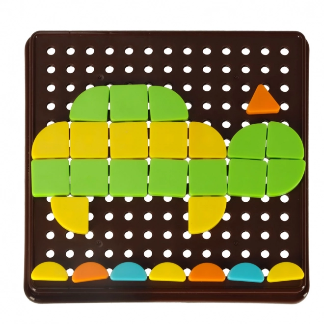 Creative Logical Puzzle Mosaic with Geometric Shapes