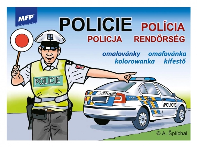 Police Coloring Book for Kids