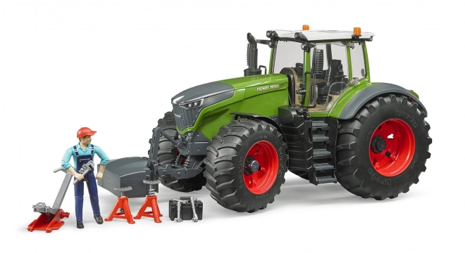 Fendt Vario Tractor with Mechanic and Workshop Tools 1:16