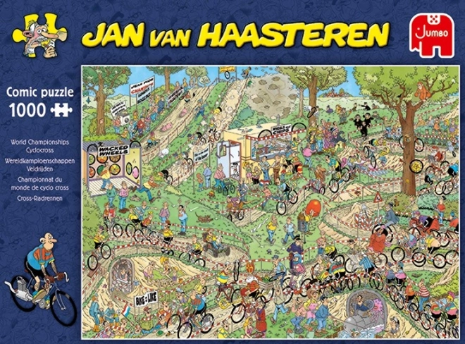 World Championship Cyclocross Puzzle 1000 Pieces by Jan Van Haasteren