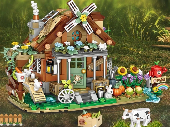 Creative Farm Building Blocks Set