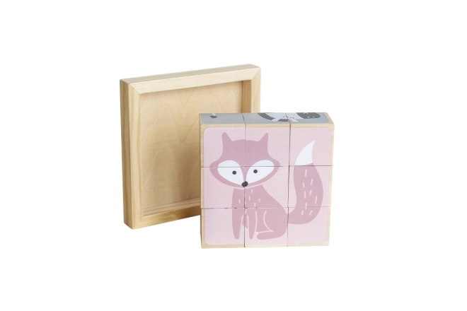 Wooden Animal Puzzle Blocks