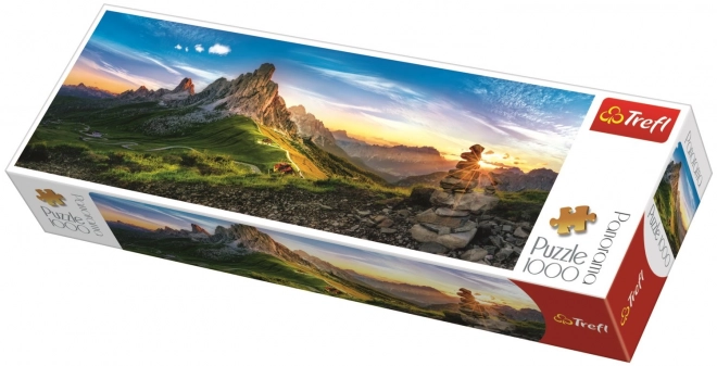 Trefl Panoramic Puzzle Passo di Giau Dolomites 1000 Pieces