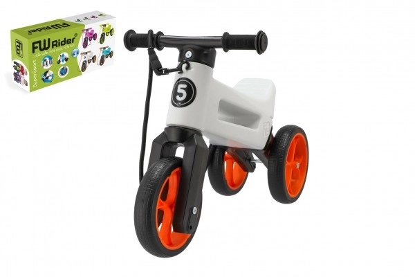 Funny Wheels Rider Supersport Orange 2-in-1 Ride-On – White-Orange