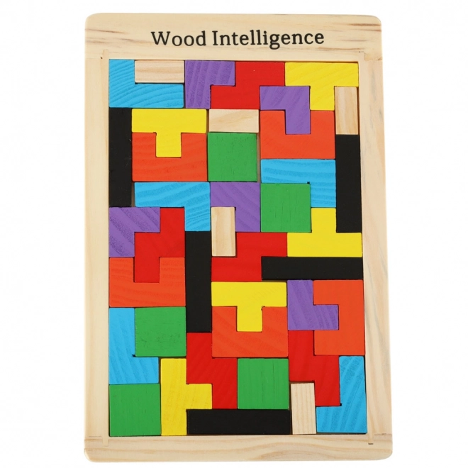 Wooden Tetris Puzzle