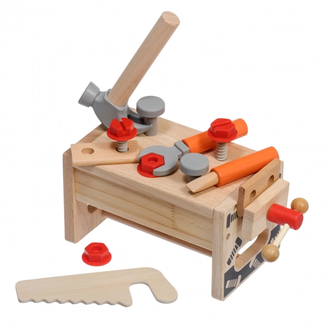 Lucy & Leo Big Carpenter Wooden Tool Set